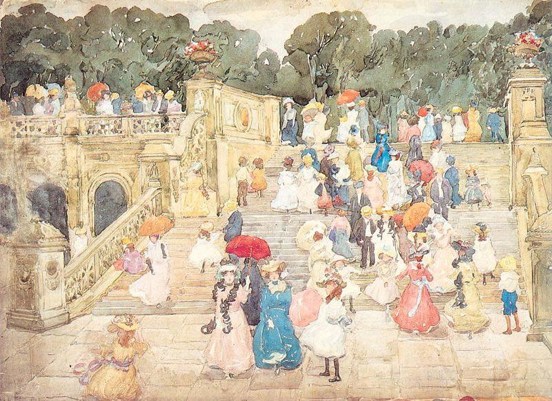 Maurice Prendergast The Mall Central Park Germany oil painting art